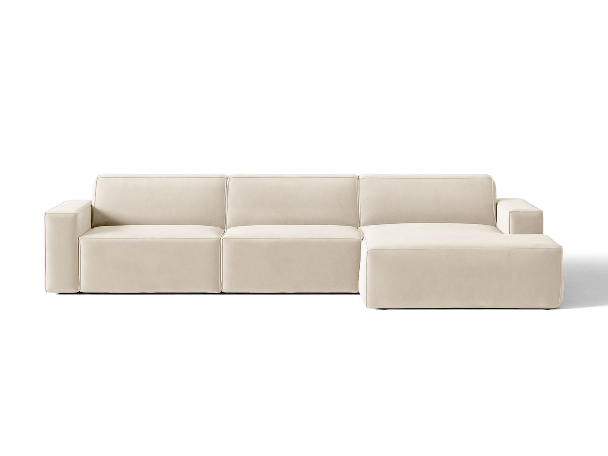 Divano Angolare Componibile Jodie, 4 Posti, 162x284x77