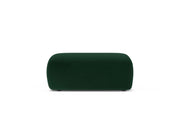 Pouf in Velluto, "Kate", 1 Posto, 99x60x43 - Verde Bottiglia