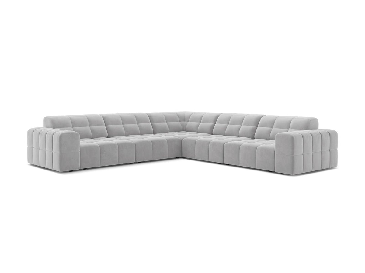 Divano Angolare Simmetrico Jennifer, 7 Posti, 285x285x78