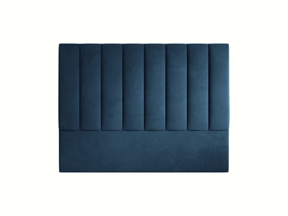 Testiera Marl Alta 120 cm - Blu Navy 160x200