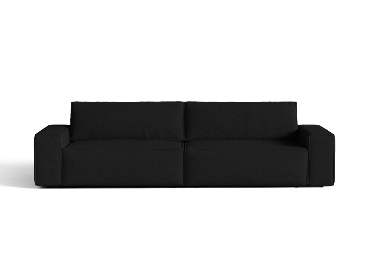 Divano Letto con Contenitore Jodie, 3 Posti, 107x247x86
