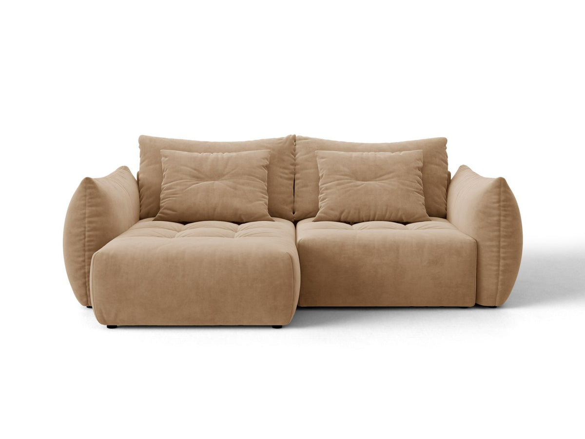 Divano Letto Angolare Componibile con Contenitore Bloom, 3 Posti, 152x250x87