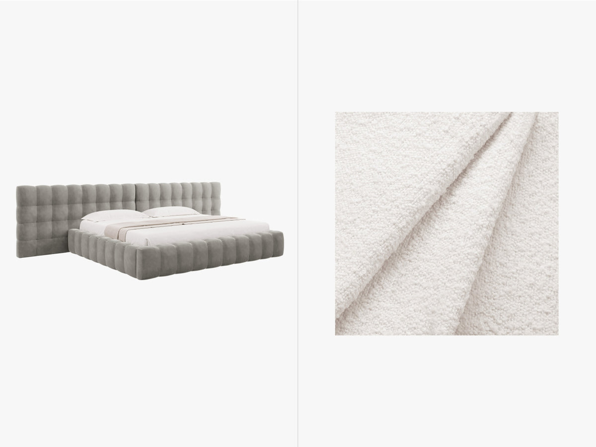 Letto Contenitore con Testata Doppia Mamaia - Bianco 200x200