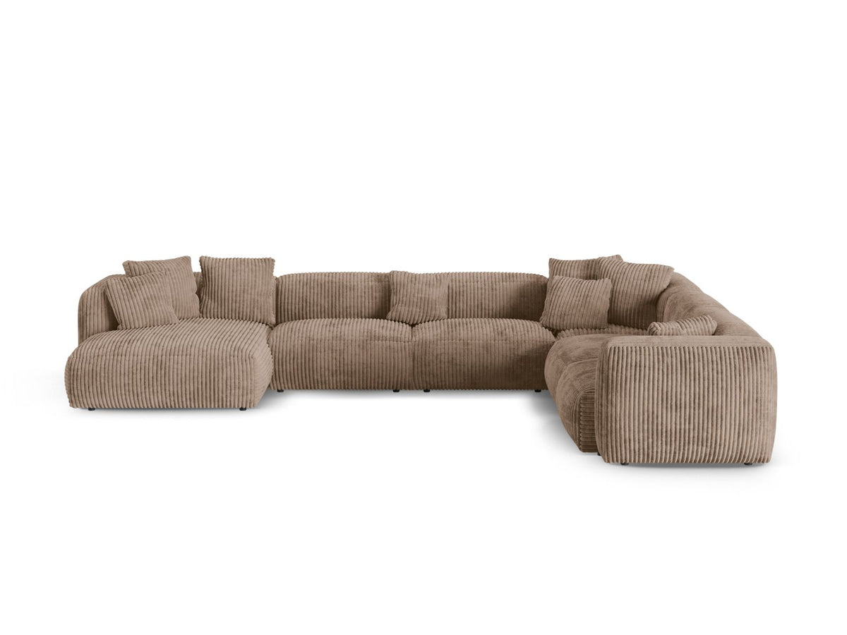 Divano Angolare Componibile XL Martina, 6 Posti, 330x420x75