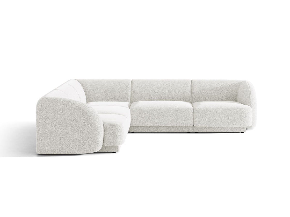 Divano Angolare Simmetrico Miley, 5 Posti, 255x255x70