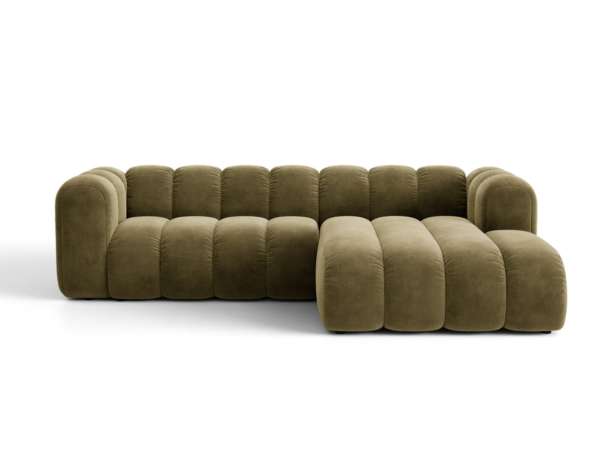 Divano Letto Angolare con Contenitore Lupine, 4 Posti, 177x270x70