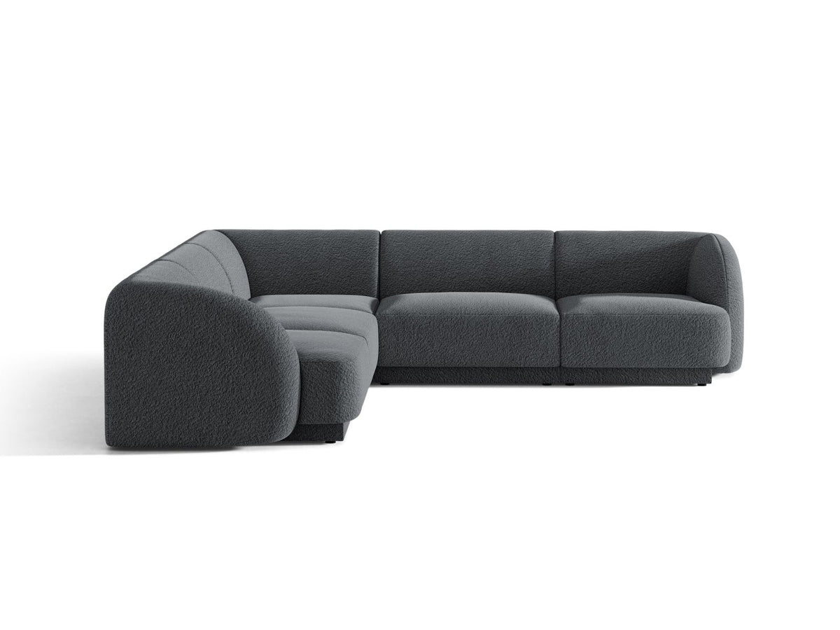 Divano Angolare Simmetrico Miley, 5 Posti, 255x255x70
