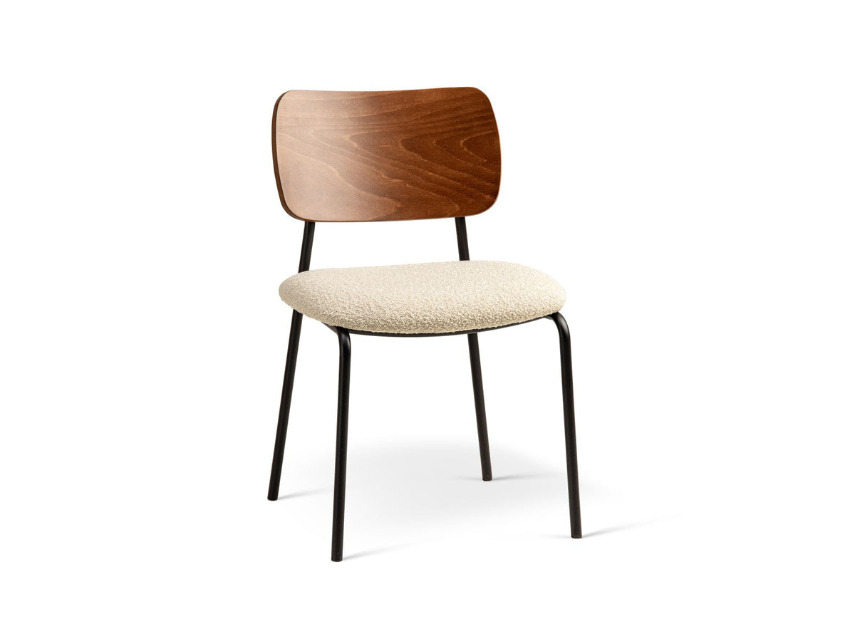 Sedia in Bouclé, "Dina", 1 Posto, 49x47x79 - Beige