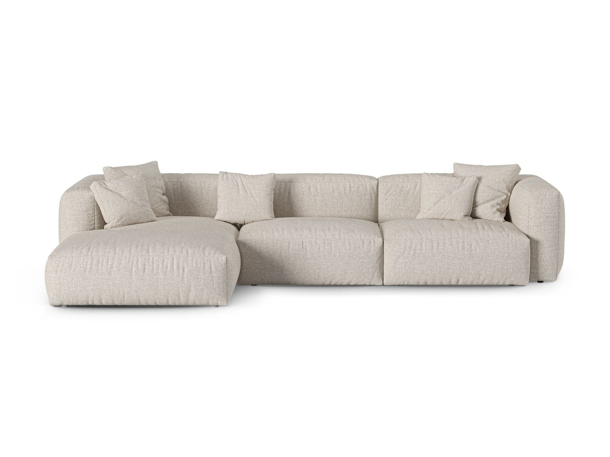 Divano Angolare Componibile XL Martina Seduta Profonda, 3 Posti, 176x330x75