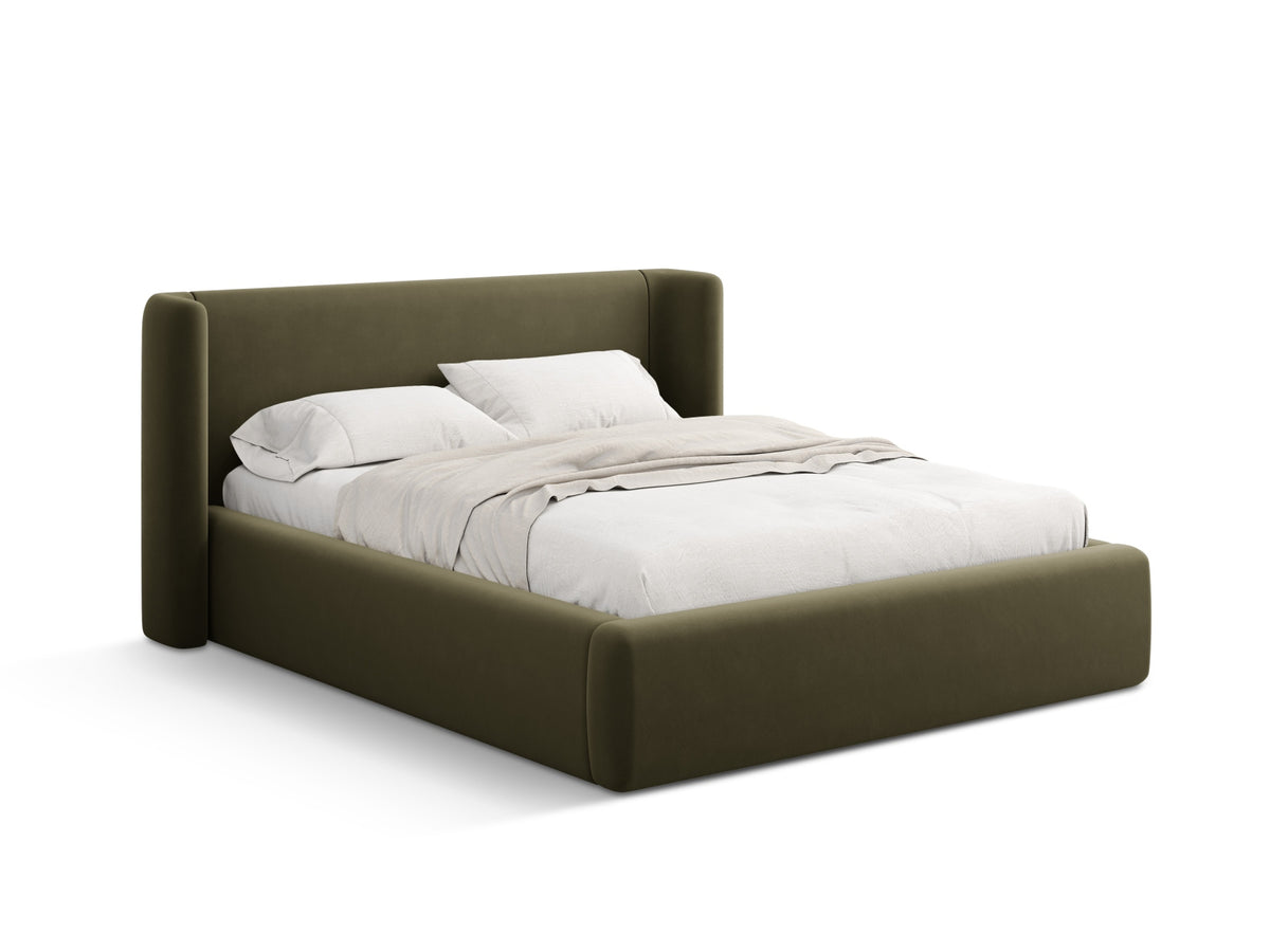 Letto Contenitore con Testata Jolene - Verde 200x200