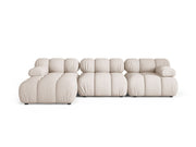 Divano Angolare Modulare Sinistro, "Bellis", 4 Posti, 282x155x70 - Beige