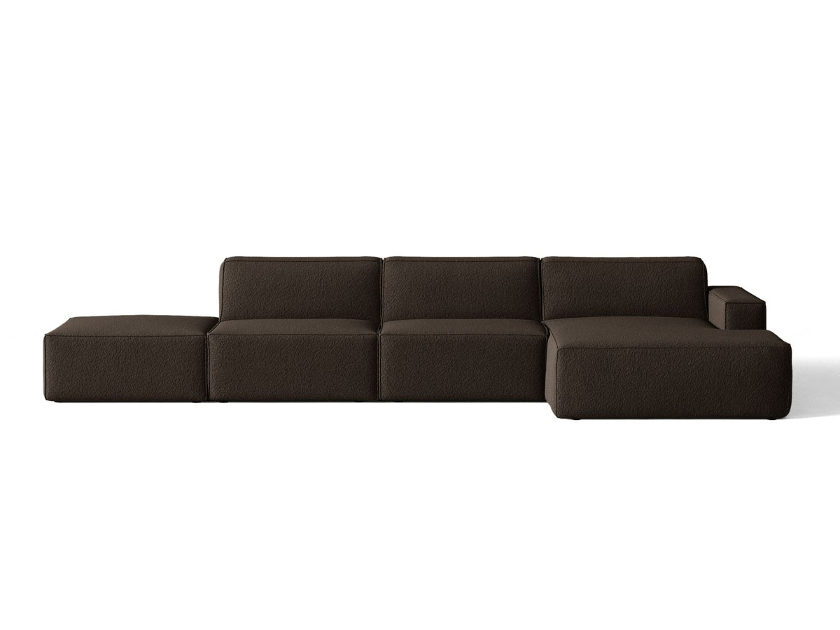 Divano Angolare Componibile Jodie, 5 Posti, 162x341x77