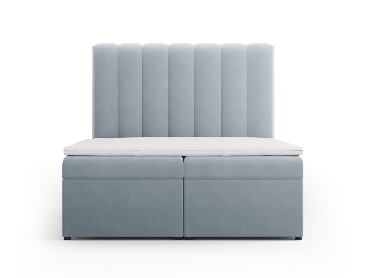 Letto: testiera + molle/materasso + coprimaterasso, "Kelp", 210x140x125