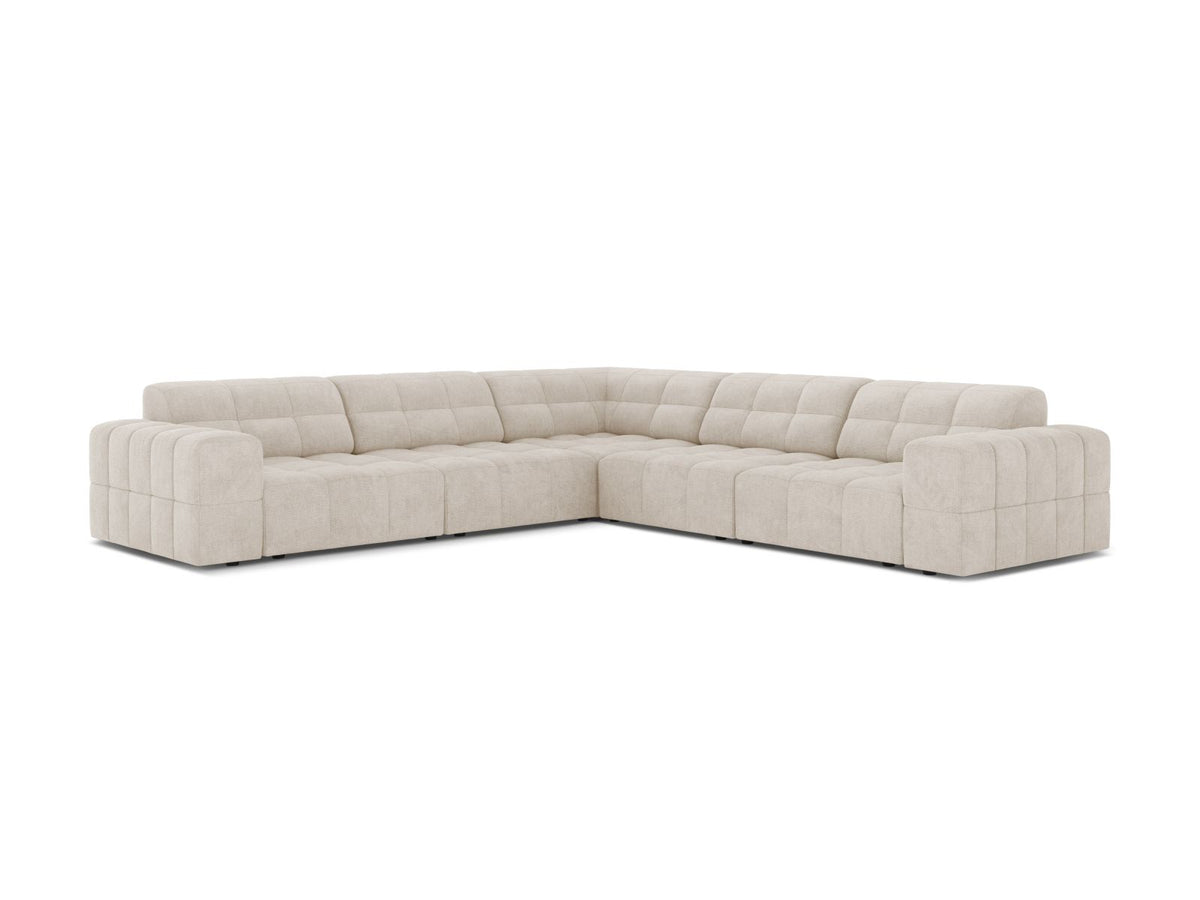 Divano Angolare Simmetrico Jennifer, 7 Posti, 285x285x78