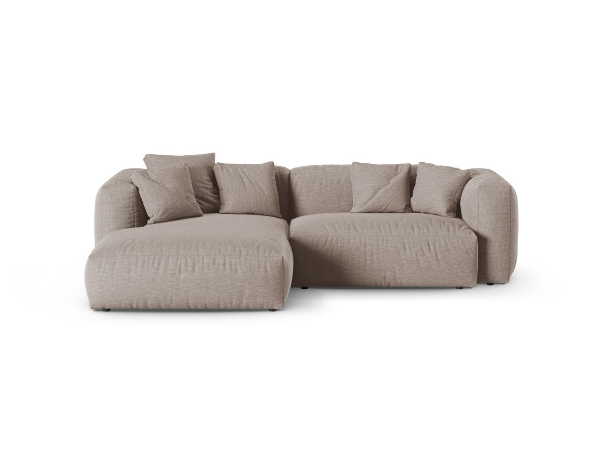 Divano Angolare Componibile XL Martina Seduta Profonda, 2 Posti, 176x280x75