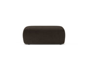 Pouf in Bouclé, "Kate", 1 Posto, 99x60x43 - Marrone