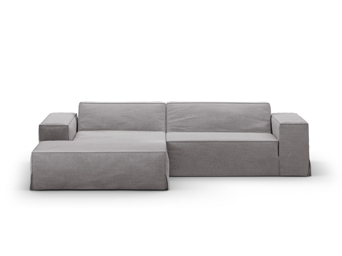 Divano Angolare Componibile Jodie, 3 Posti, 162x224x77