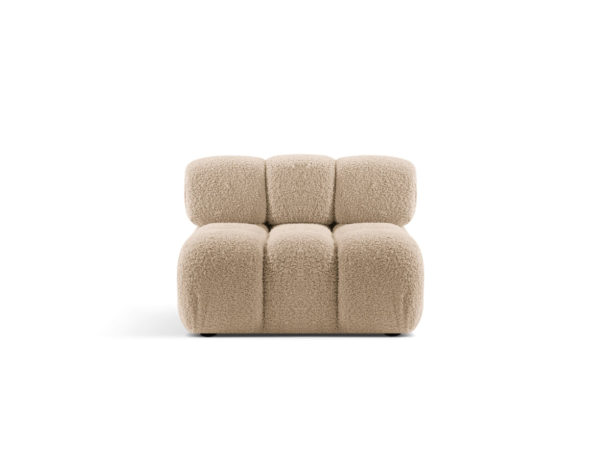 Modulo senza Braccioli, "Bellis", 1 Posto, 94x94x70 - Sabbia
