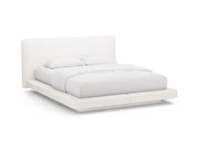 Letto con Testata, "Linea", 225x224x98 - Bianco