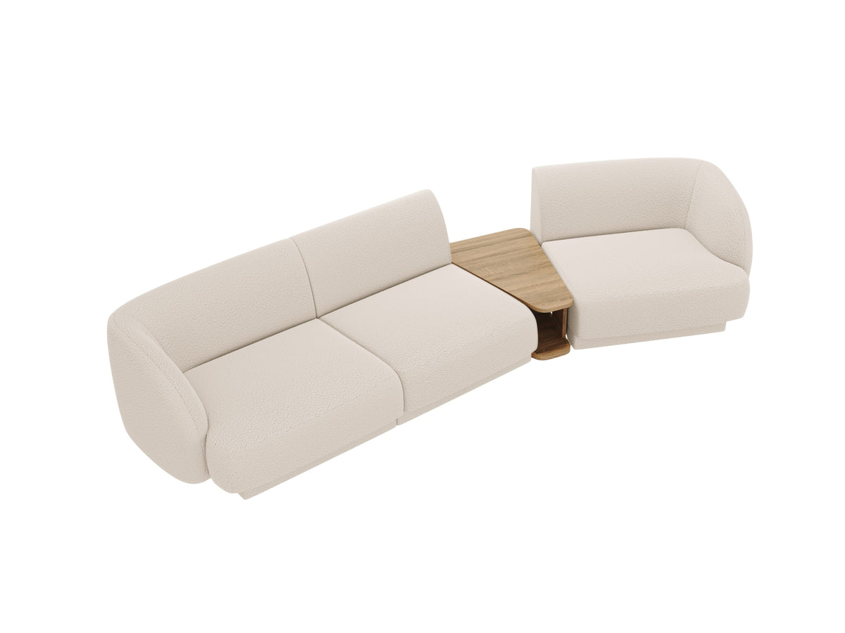 Divano Componibile Miley, 3 Posti, 126x303x70