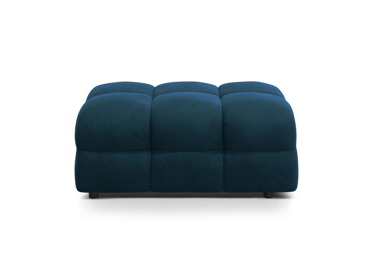 Pouf in velluto, "Kendal", 1 Posto, 104x72x45