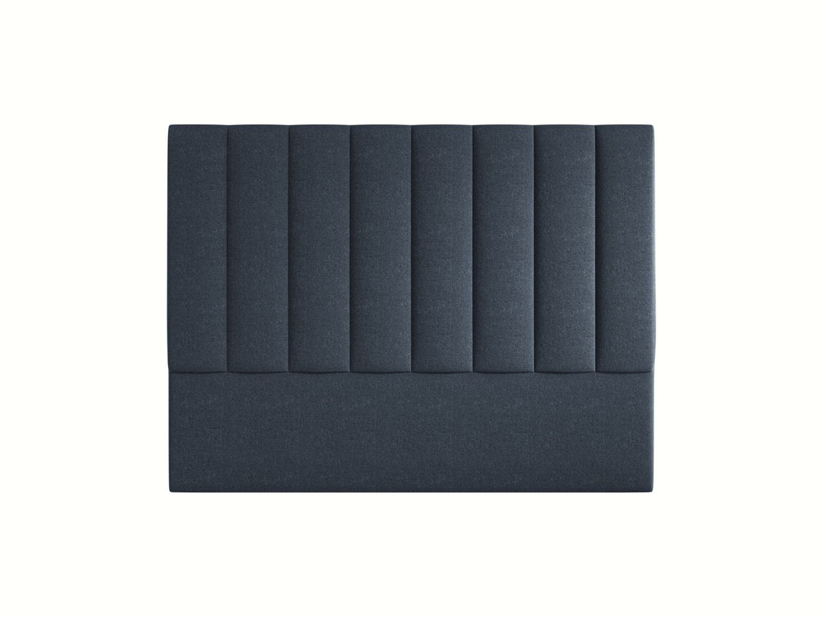Testata del Letto, "Marl", 160x8x120 - Blu Navy