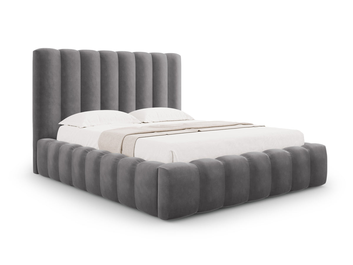 Letto contenitore con testiera, "Kelp", 230x185x125