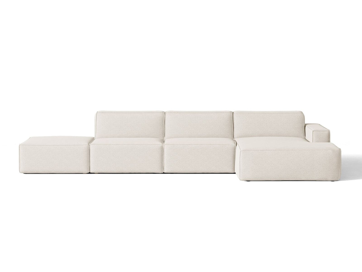 Divano Angolare Componibile Jodie, 5 Posti, 162x341x77