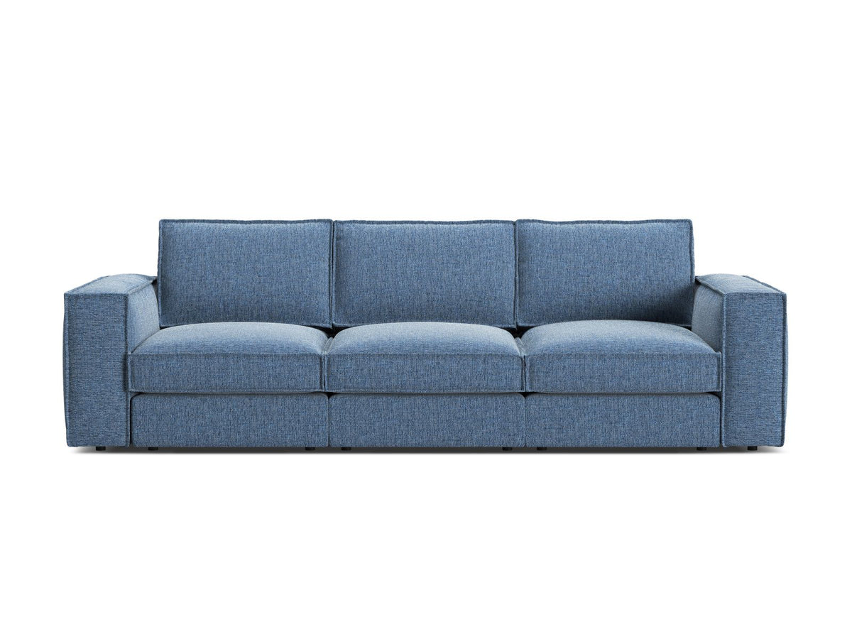 Divano Modulare, "Pola", 4 Posti, 284x103x88 - Blu Scuro
