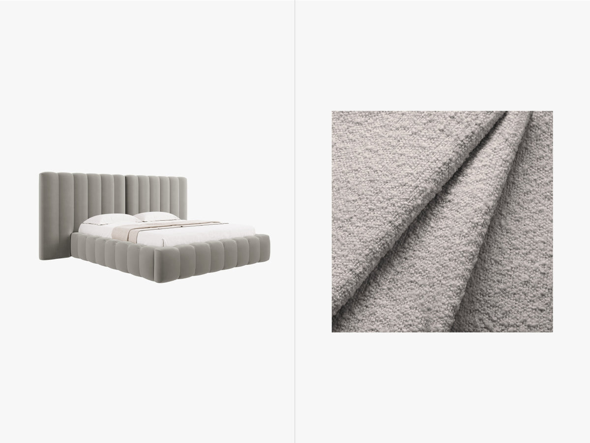 Letto Contenitore con Testata Doppia Kelp