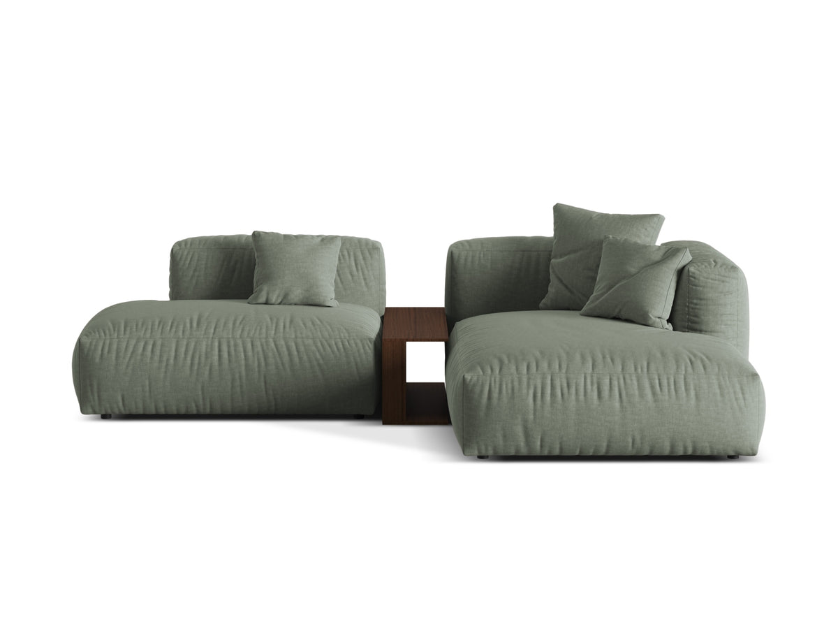 Divano Angolare Componibile Martina, 2 Posti, 176x285x75