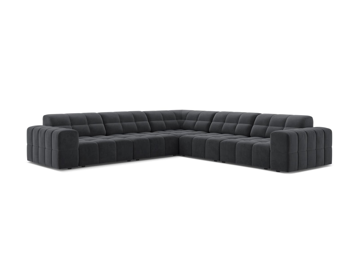 Divano Angolare Simmetrico Jennifer, 7 Posti, 285x285x78