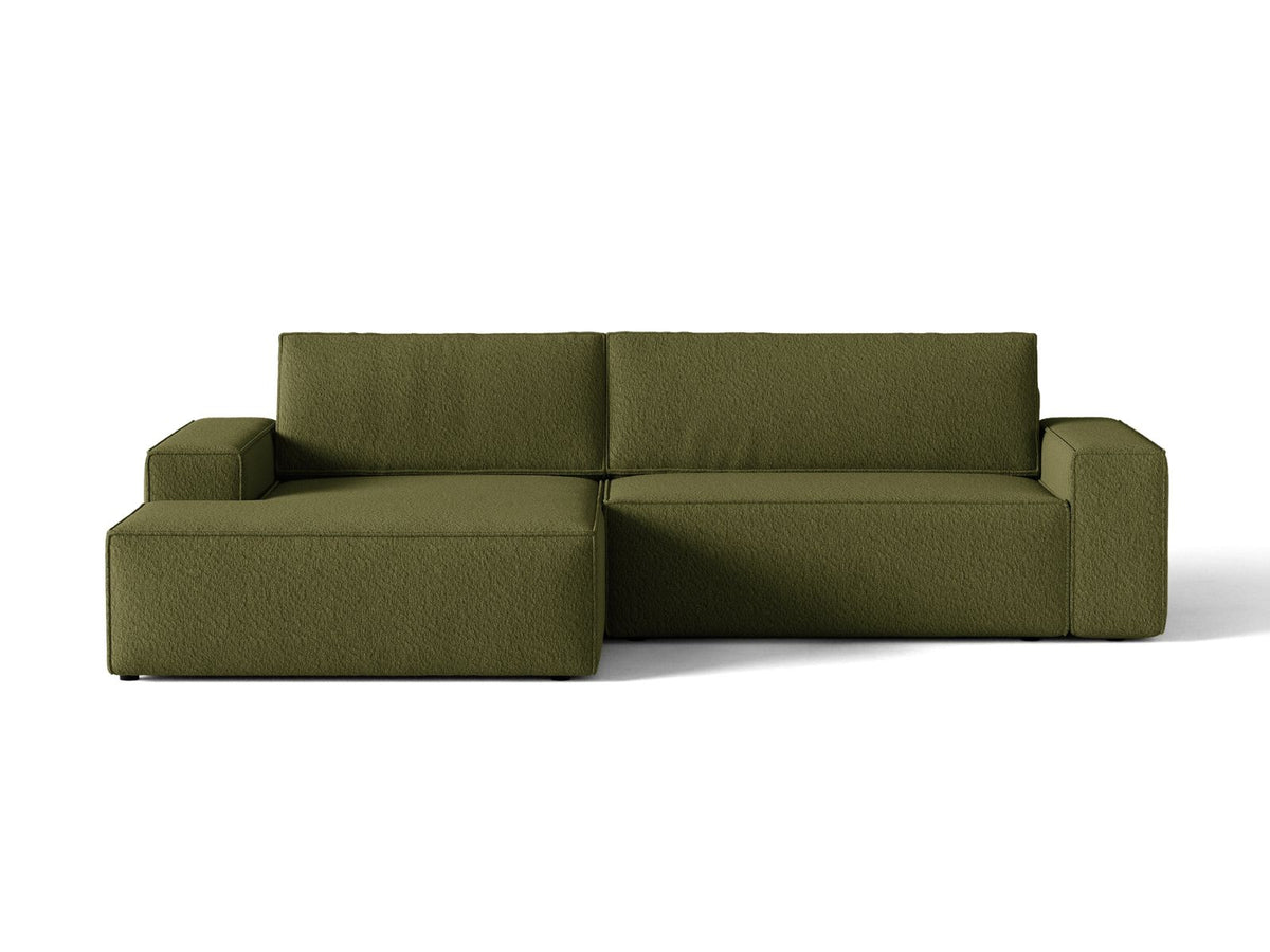 Divano Letto Angolare con Contenitore Jodie, 3 Posti, 151x246x86