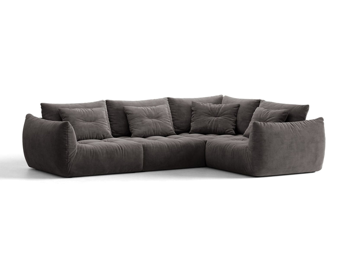 Divano Angolare Componibile Bloom, 3 Posti, 222x316x97