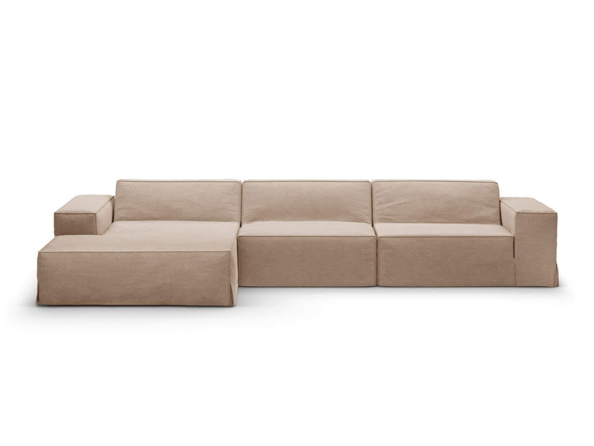 Divano Angolare Componibile Jodie, 4 Posti, 162x284x77