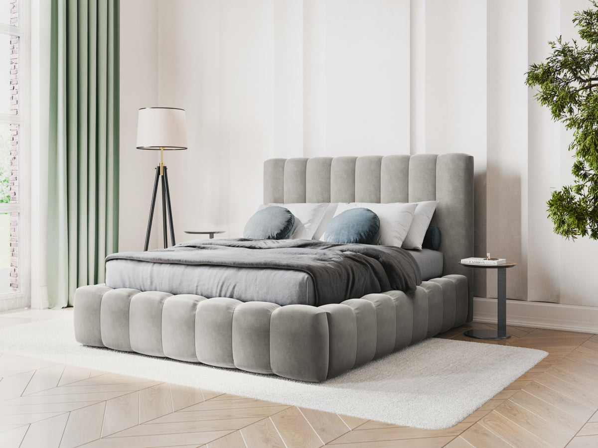 Letto contenitore con testiera, "Kelp", 230x225x125