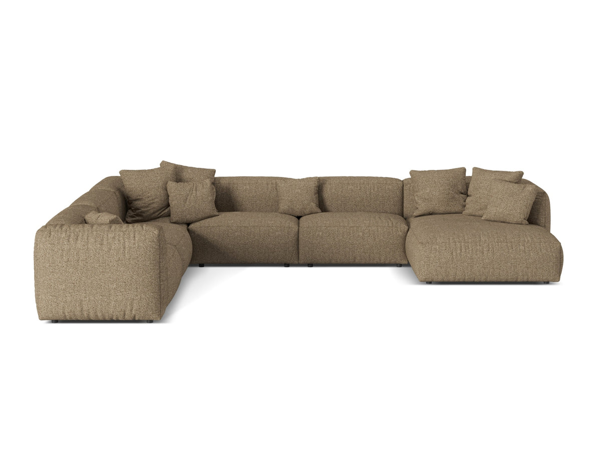 Divano Angolare Componibile XL Martina, 6 Posti, 316x406x75