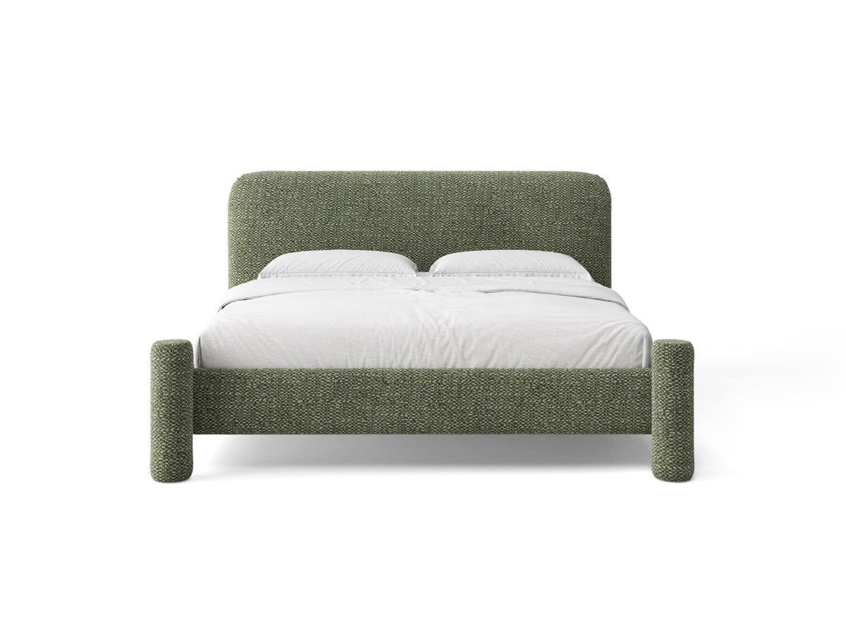 Letto con Testata Vera - Verde 160x200