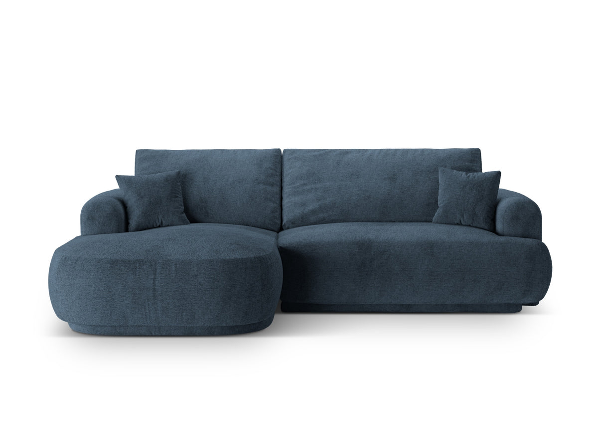 Divano Letto Angolare Componibile con Contenitore Ella, 5 Posti, 174x271x88