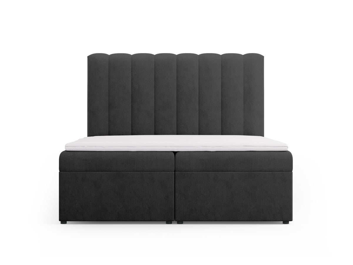 Letto: testiera + molle/materasso + coprimaterasso, "Kelp", 210x160x125