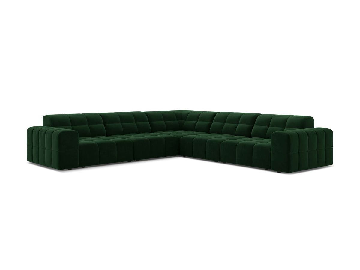 Divano Angolare Simmetrico Jennifer, 7 Posti, 285x285x78