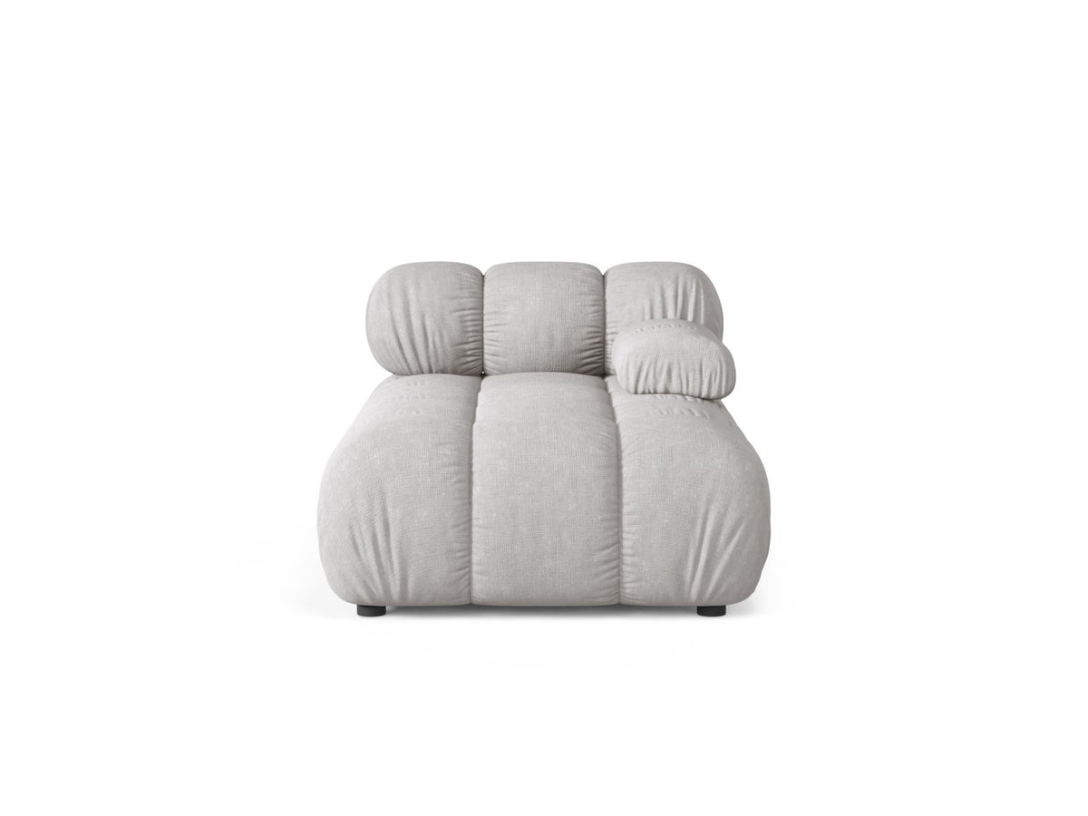 Chaise Longue Destra, "Bellis", 1 Posto, 155x94x70 - Grigio Chiaro