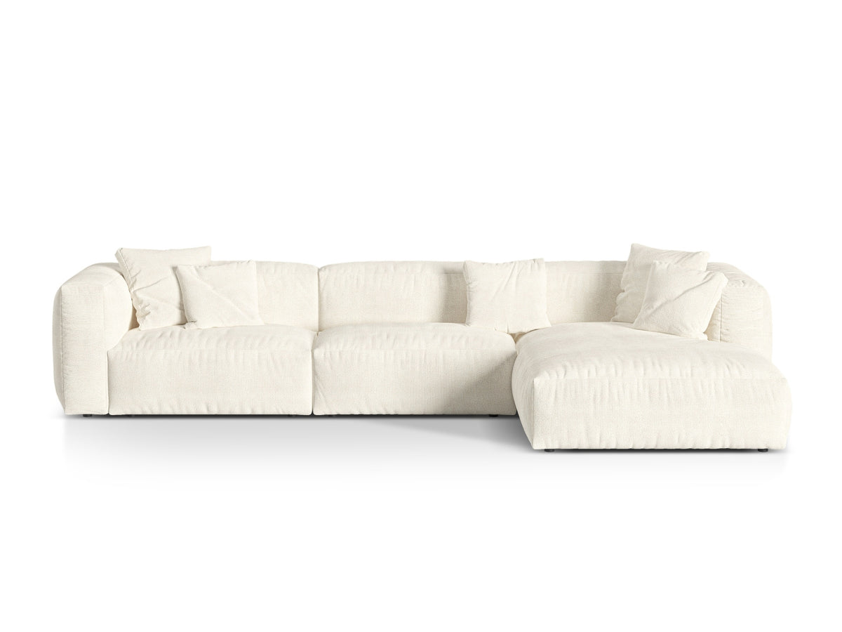 Divano Angolare Componibile XL Martina, 3 Posti, 176x330x75