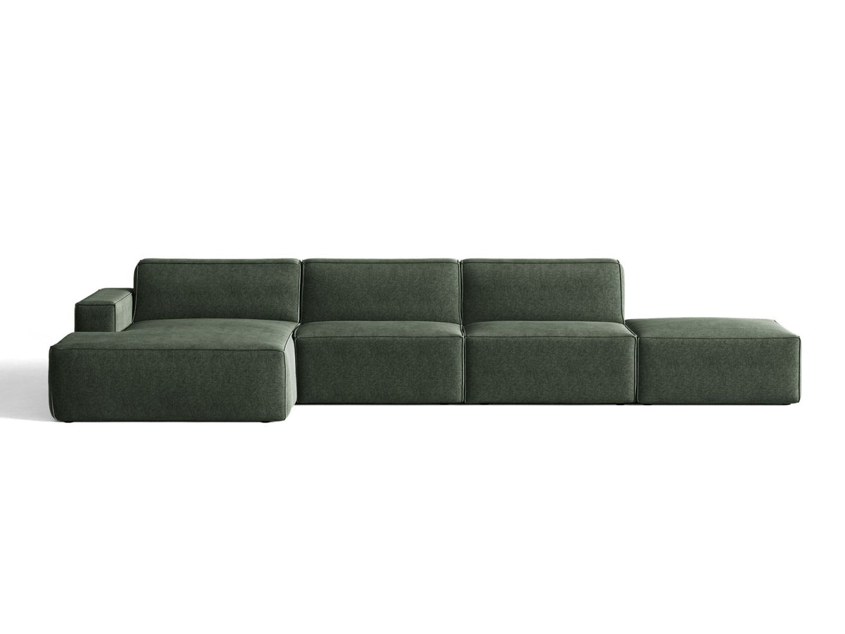 Divano Angolare Componibile Jodie, 5 Posti, 162x341x77