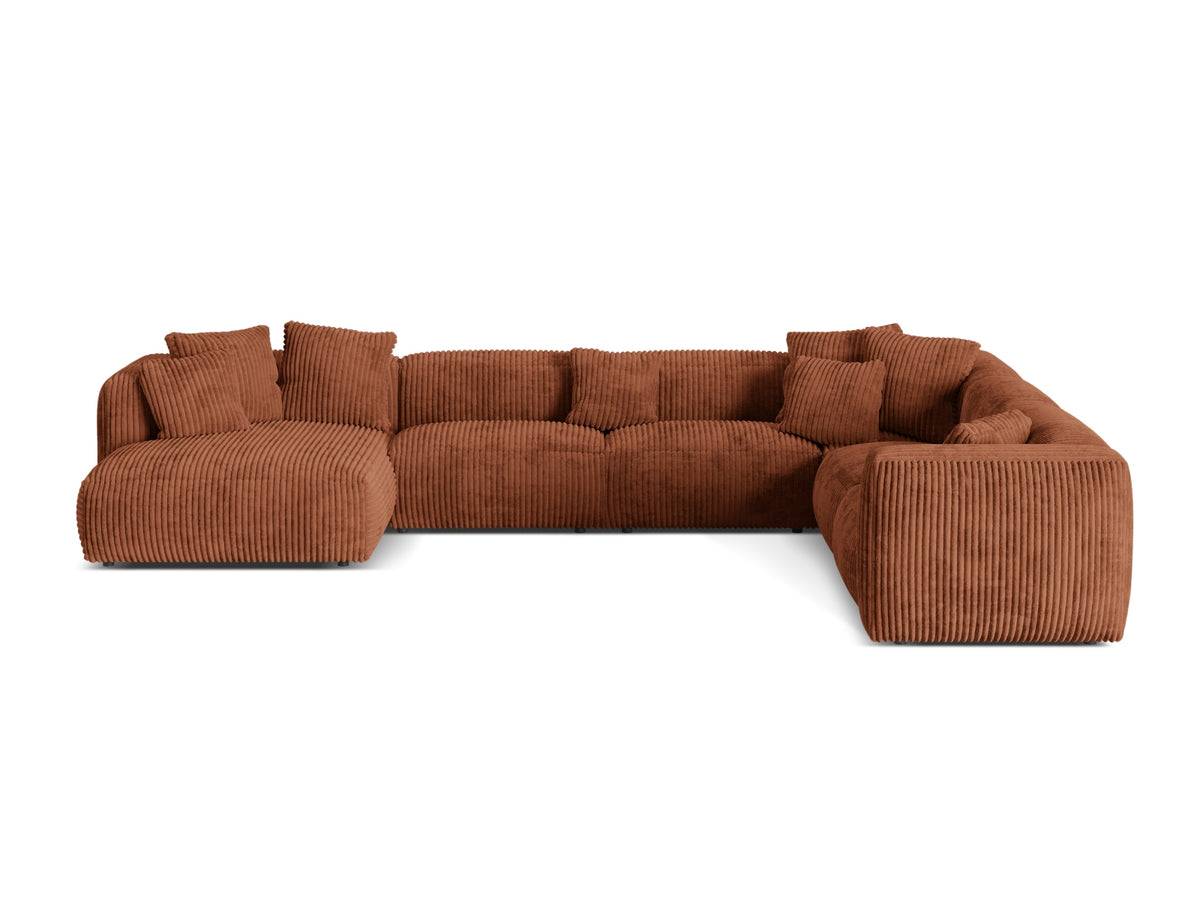 Divano Angolare Componibile XL Martina, 6 Posti, 316x406x75