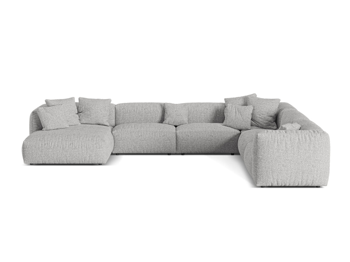 Divano Angolare Componibile XL Martina, 6 Posti, 316x406x75