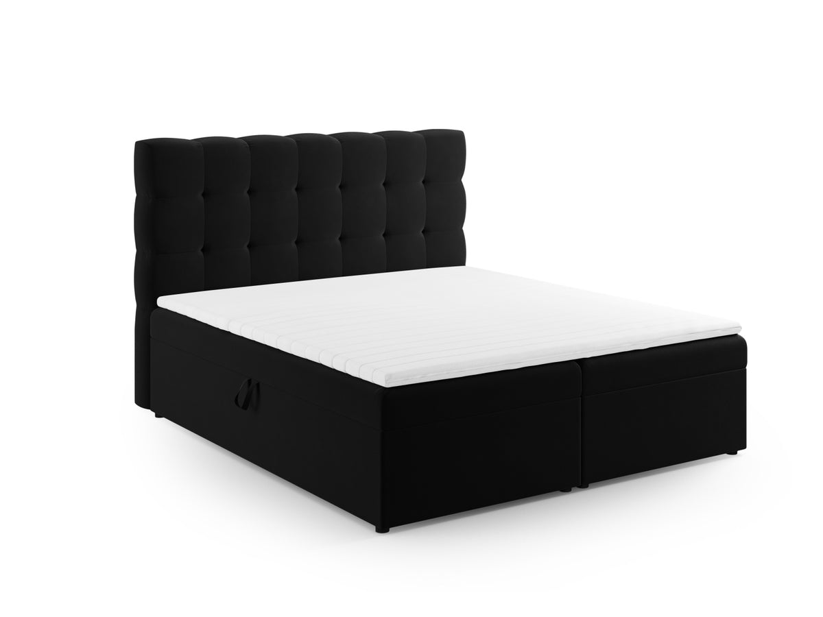 Letto: testiera + molle/materasso + coprimaterasso, "Mamaia", 210x180x125