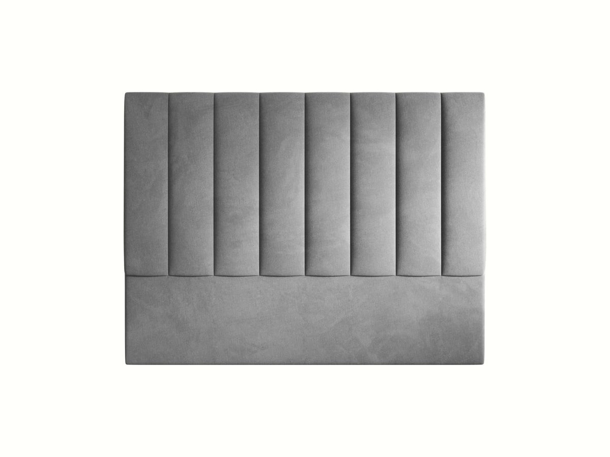 Testiera Marl Alta 120 cm - Grigio Scuro 160x200