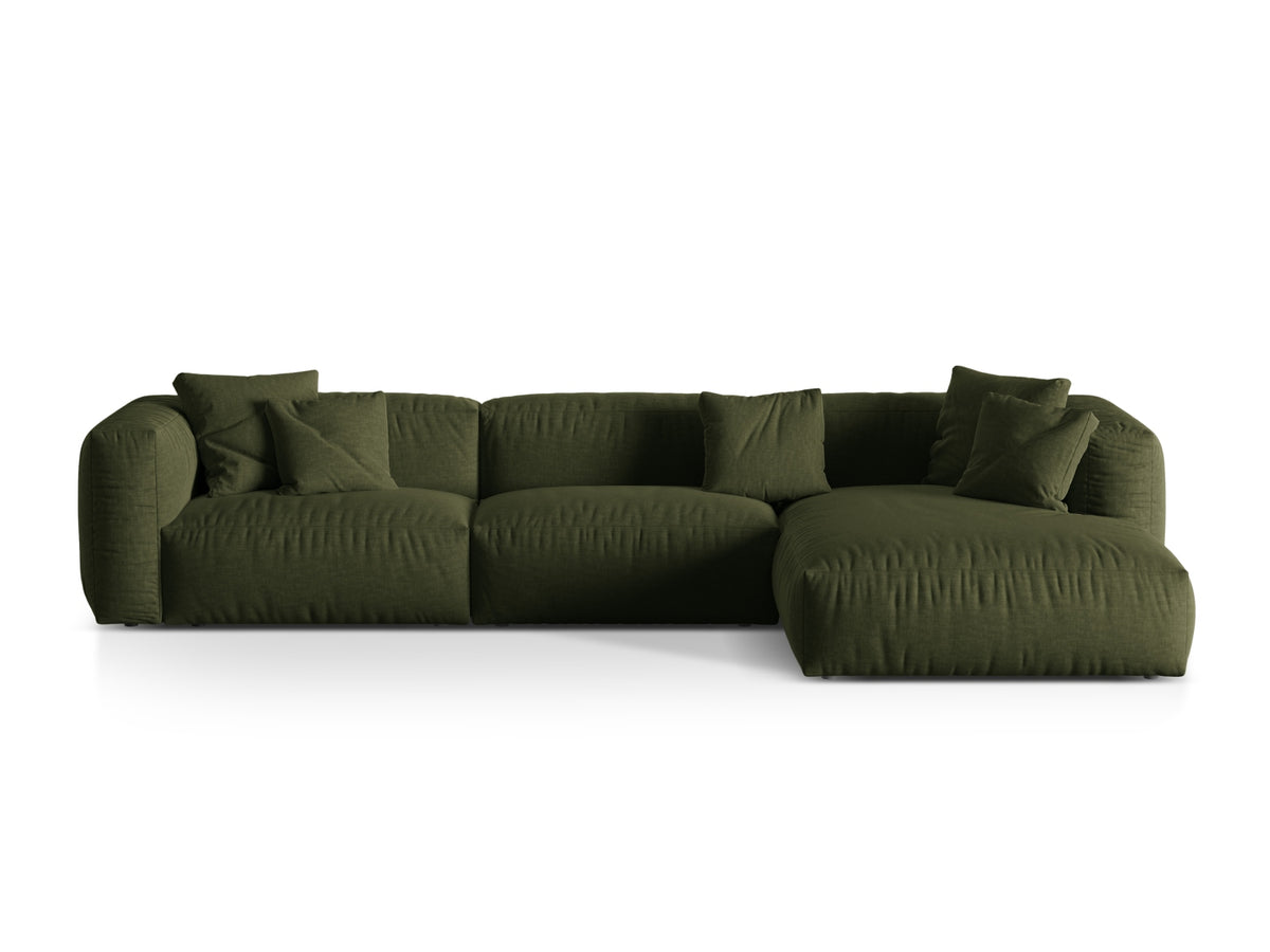 Divano Angolare Componibile XL Martina, 3 Posti, 176x330x75