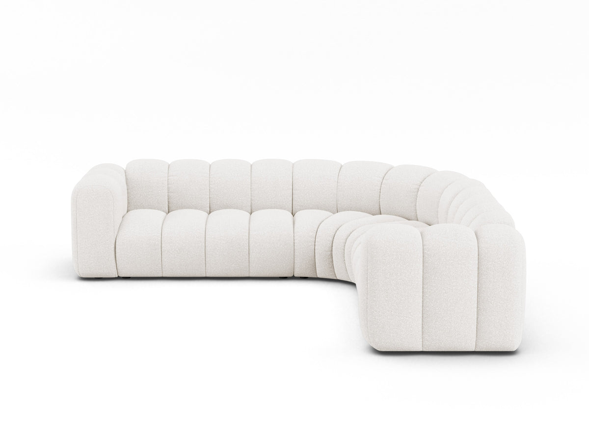 Divano Angolare Simmetrico Componibile Lupine, 6 Posti, 280x280x70